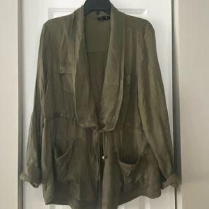 Torrid green cargo style blazer/jacket